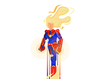 Captain Marvel 2d 3d anime art captainmarvel design faster icon illustration illustrator lady logo logo animation marvel marvel comics marvelapp marvelcaptainmarvel superhero superheroes vector