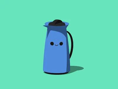 Bob, the Bottle blender blender3d cell shading clean design flat illustration