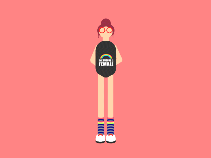Future 2d 3d aftereffects animation character animation characterdesign element3d gif