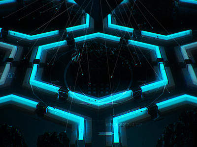 Hex 3d 3d art c4d design fui octane otoy ui