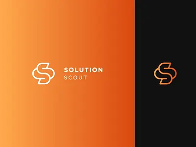 Solution Scout Logo / SS Monogram articles business clean community consulting gradient logo media modern monogram monogram logo ss ss mongram startup
