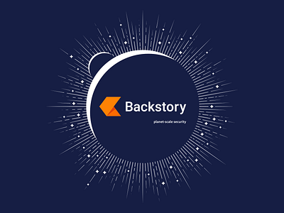 Backstory Planet-scale T-Shirt backstory logo moonshot planet scale shirt design space stars