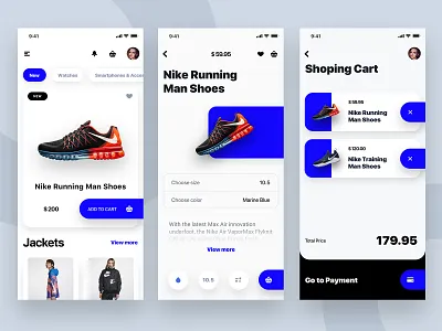 Nike Brand ui ux 向量 品牌 商标 应用 插图 设计
