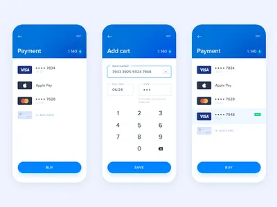 Daily UI Challenge #002 — Credit Card Checkout credit card form design app payment uidesign
