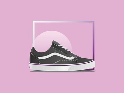 Vans Ilustration design dribbble flat icon illustration ilustration purple vans vector
