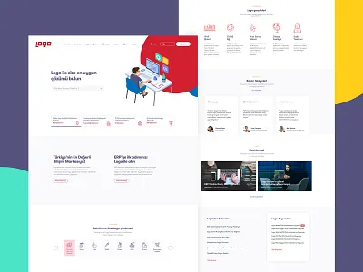 Logo, Business Software Solutions banner business company corporate design landing logo product software solution ui ux design