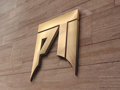 3d Wall Logo Design branding design logo