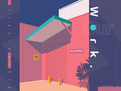 Simple design illustration typography ui