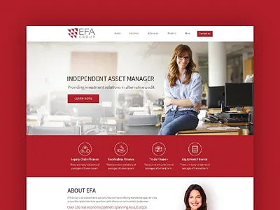 Independcnt Axxest Manger website design design template dynamic website landing page responsive seo friendly webdesign website