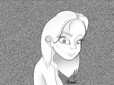 Artist’s Block art artist blackandwhite block cartoon digital drawing failure illustration sketch