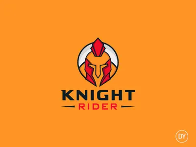 Knight Rider fightclub minimal logo ninja ninja mascot logo design ninja turtle warrior