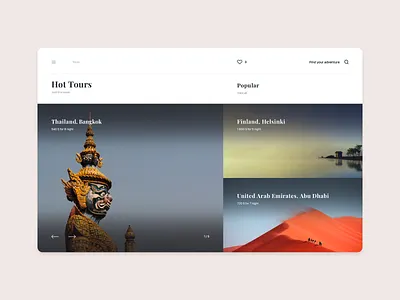 Sochi Travel adventure behance black design desktop find grid minimal search site sochi travel trip ui ux web white