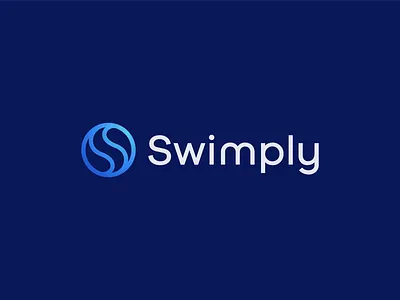 Swimply app branding design icon letter s liquid logo minimal modern pools s swimming swimming pool water