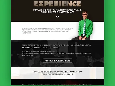 Leadership Mentor website landing page responsive seo friendly website