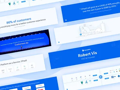 MWC 2019 - MessageBird cpaas customer experience data deck design design flat illustation messagebird mwc presentation slides sms