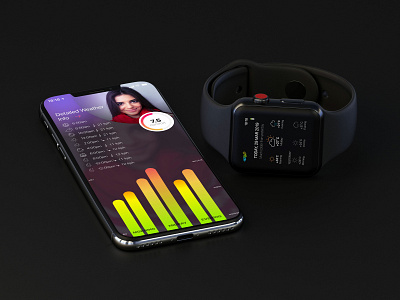 Welfie Weather App And Watch App 2019 adviser app app concept app design apple watch blur concept gradient ios app prediction redesign redesign concept ui ui challenge watch app watch os weather weather app weather prediction welfie