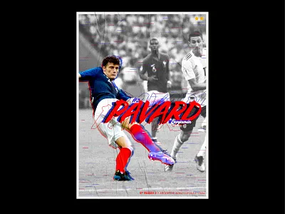 World Cup 2018 - Poster - Pavard Goal design football game goals graphic design layout poster typography world cup