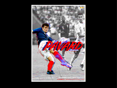 World Cup 2018 - Poster - Pavard Goal design football game goals graphic design layout poster typography world cup