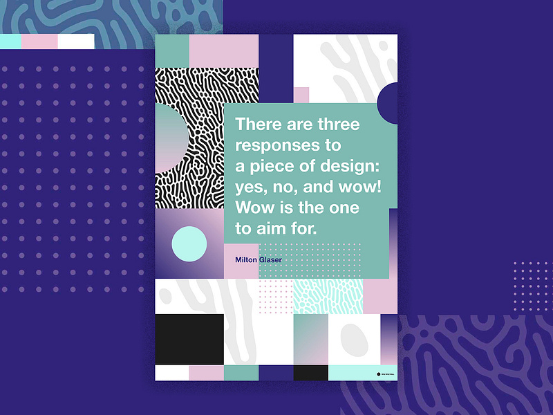 Epic design quotes posters: Milton Glaser graphic design poster print shop