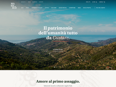 Masilicò - Mediterranean Food Ecommerce cart catalog checkout design e commerce ecommerce editorial food italy product shop shopify store ui ui design ux ux design web website wordpress