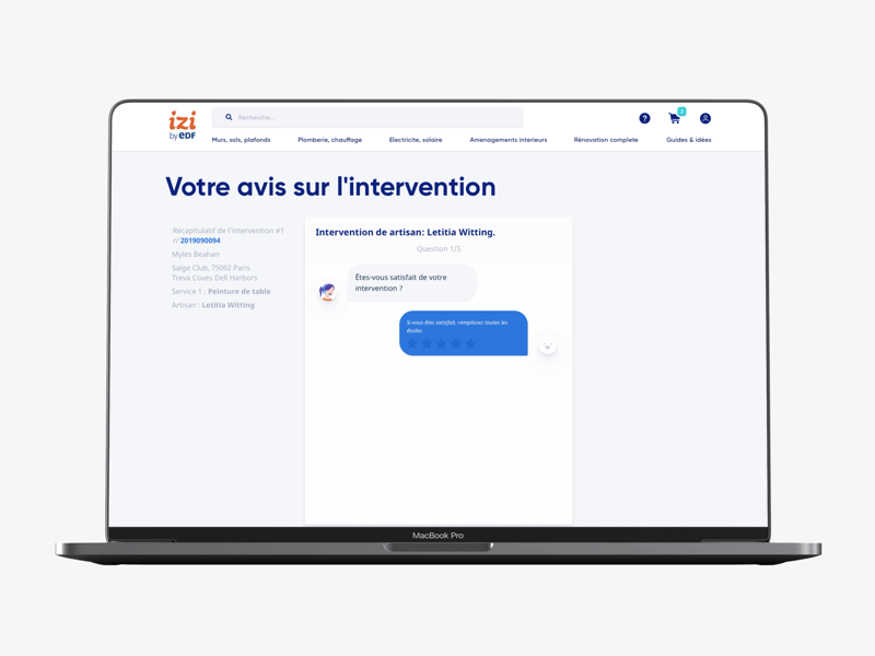 Customer Ratings chat ratings ui. ux ui website banner