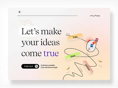 Creative landing page vol.1 design figma landingpage trends 2022 typography ui uiux web design