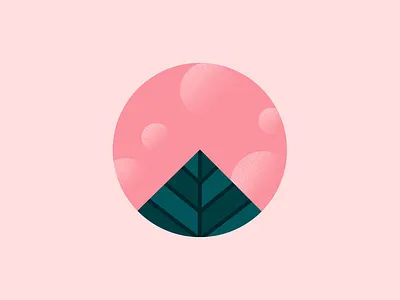 014 Sakura-mochi design graphic illustration japanese food procreate