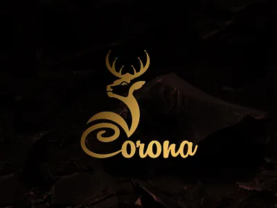 Logo Design branding branding identity chocolate crown crownlogo deer logo design logoconcept