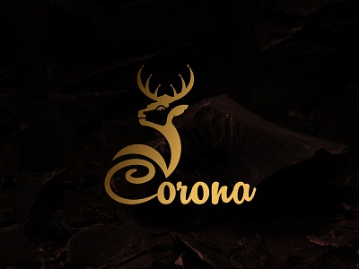 Logo Design branding branding identity chocolate crown crownlogo deer logo design logoconcept