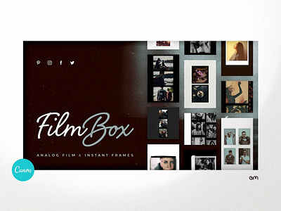 Film Box Analog Frames art blog post blogger branding camera canva film instagram instagram stories photograhy pinterest slide socialmediamarketing studio