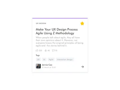 Card design card ui ideaboard news feed