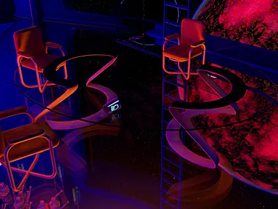 Ambeyance spaceship 3d 3d illustration c4d c4dfordesigners design illustration music album