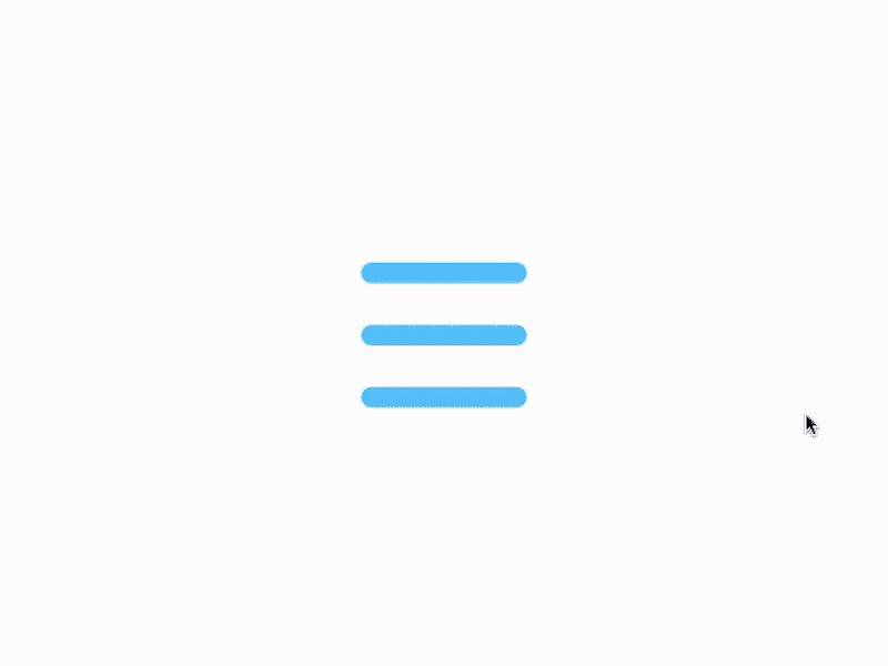 Crazy Burger Menu animation css svg