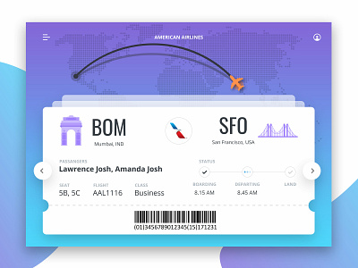 Flight Web UI app app design flight ui ui design website website design