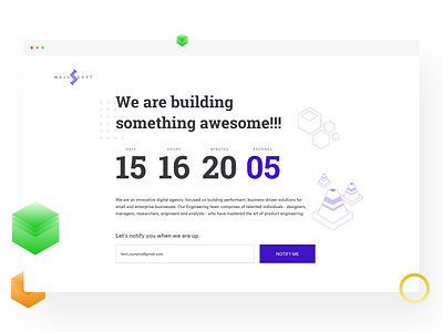 Coming Soon ui uiux user inteface ux web design