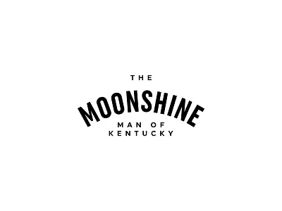Moonshine branding design logo typography vector