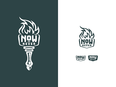 NOW OR NEVER brand design branddsign brandindentity brandnew creative event logo fashion brand fire fire logo icon design illustration logo logo design logolearn namecard template design torch type uxui vietnam