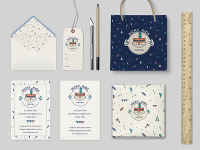 Logo design & Branding for Picky Kids brand and identity branding design system furniture graphic design identidad corporativa illustration logo packaging pattern sistema visual vector visual identity