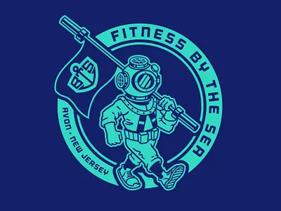 BTS Diver apparel badge badge design branding crest design flag graphic design icon illustration logo logo design logos mascot nautical ocean typography vector