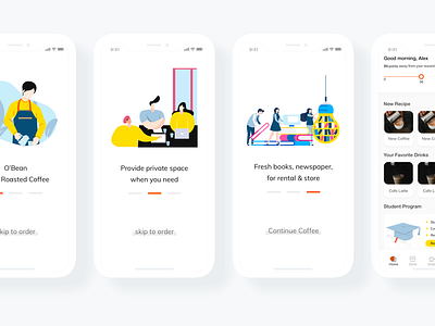 Coffee App app design