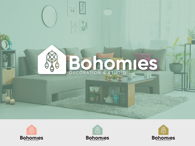 BOHOMIES LOGO brand creative brand design brand indentity brandnew color banding color logo decor logo homelogo houselogo icon design illustration logo creative logo design logo type logobrand logolearn logonew typography ui vietnam