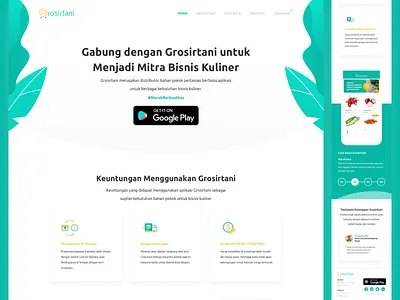 Grosirtani branding clean ui ui ux design ux web design