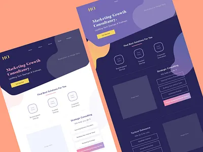 2 theme colors of a landing page dark theme figma home page interface landing page landing page concept light theme ui design user interface ux design visual design