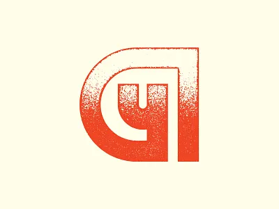 Young Adults Logo 70s a branding cream logo monogram red retro vintage y ya young adults