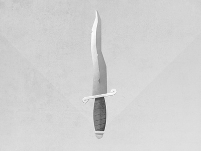 Dagger black and white dagger design digital illustration photoshop