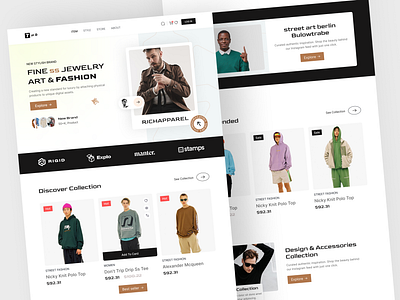 Fashion Landing Page Design ahmed tamjid blog landing clothes clothing brand e commerce shop fashion fashion e commerce website fashion web fashion website header landing page minimal online shop online store product design shopping squarespace uiuxdesign website woocomerce