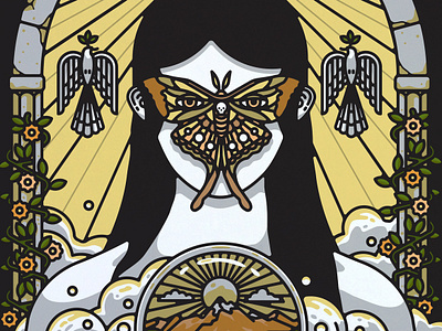 Foals at the Paramount foals gigposter illustration music poster screen print screen print seattle