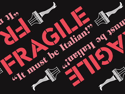 FRA-GEE-LAY a christmas story custom type fragile just for fun leg lamp packaging tape