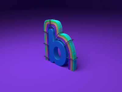 Days of type - B 36 days of type 36days b 36daysoftype 3d b3d blender blender3d render