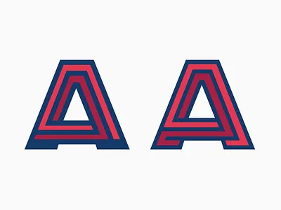 The letter A a concept concepting icon ideas letter letter a logo design logo icon network networking sketch
